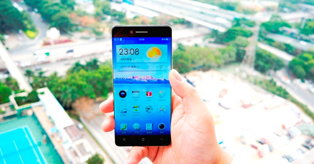 Oppo R7: un smartphone que tiene un bisel extremadamente delgado